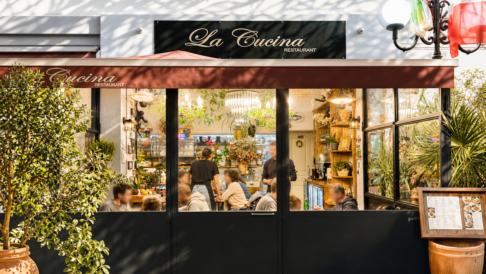 LA. CUCINA — vue du restaurant